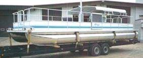 Handicapped adapted Commercial Ponton Boat